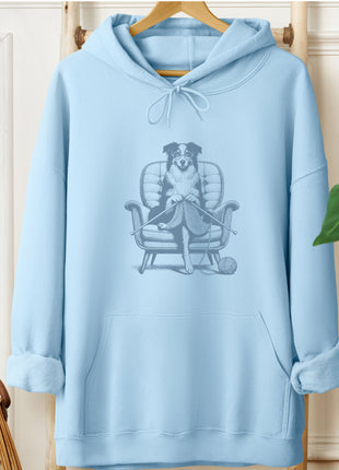 Australian Shepherd Aussie Knitting Hoodie