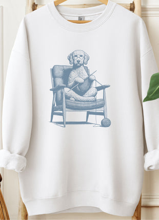 Doodle Knitting Sweatshirt
