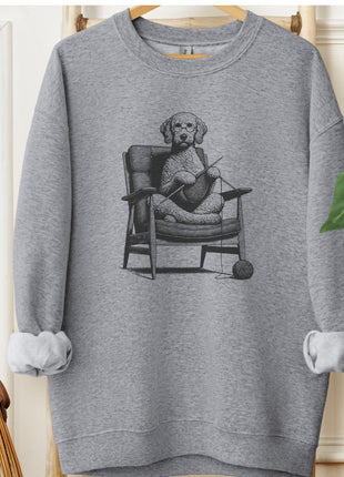 Doodle Knitting Sweatshirt