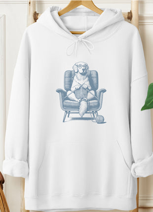 Golden Retriever Knitting Hoodie