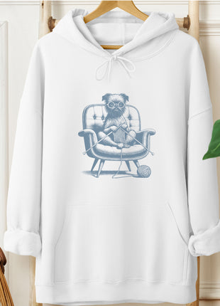 Brussels Griffon Griff Knitting Hoodie