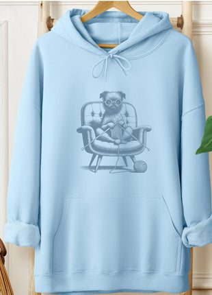 Brussels Griffon Griff Knitting Hoodie