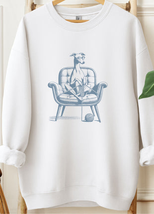 Italian Greyhound Whippet Iggy Knitting Sweatshirt