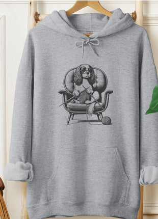 Cavalier King Charles Spaniel Knitting Hoodie