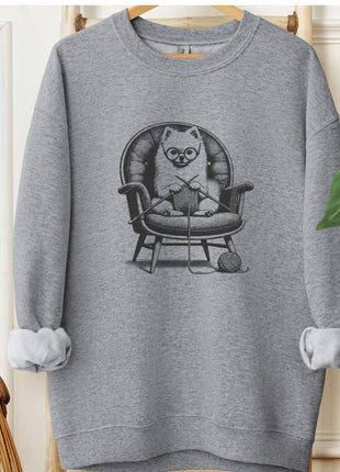 Pomeranian Knitting Sweatshirt