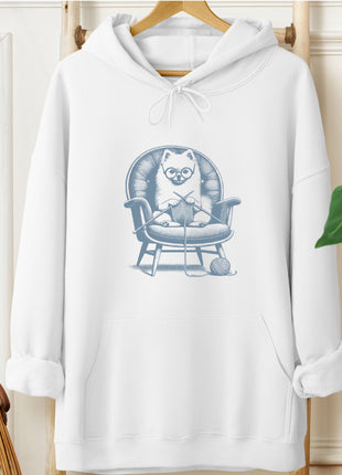 Pomeranian Knitting Hoodie