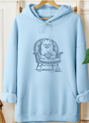 Pomeranian Knitting Hoodie