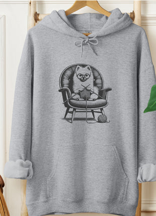 Pomeranian Knitting Hoodie
