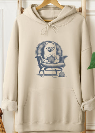 Pomeranian Knitting Hoodie