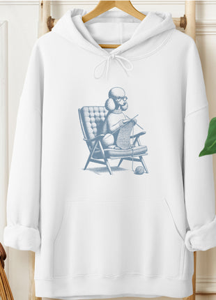 Poodle Knitting Hoodie
