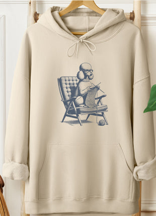 Poodle Knitting Hoodie