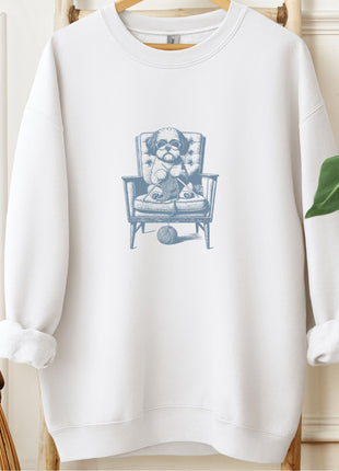 Shih Tzu Knitting Sweatshirt