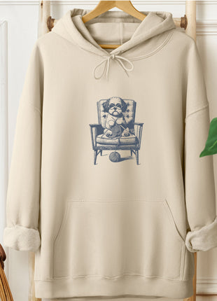 Shih Tzu Knitting Hoodie