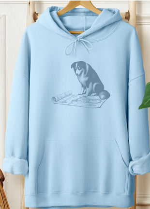 Australian Shepherd Aussie Vacuum Blueprint Hoodie
