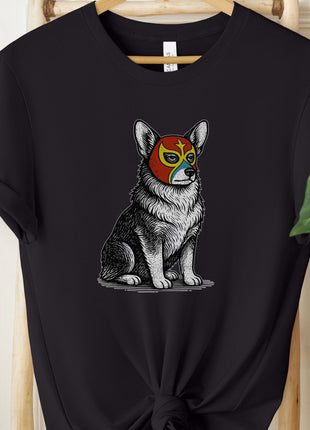 Corgi Luchador Tee