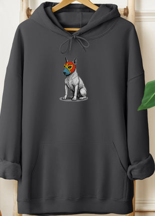 English Bull Terrier Luchador Hoodie