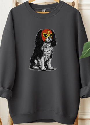 Cavalier King Charles Spaniel Luchador Sweatshirt