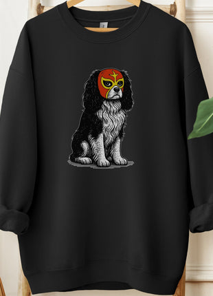 Cavalier King Charles Spaniel Luchador Sweatshirt