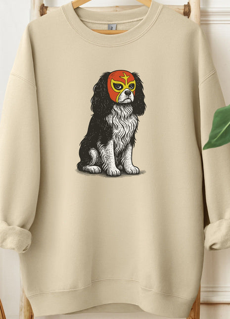 Cavalier King Charles Spaniel Luchador Sweatshirt