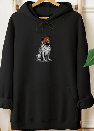 Pug Luchador Hoodie