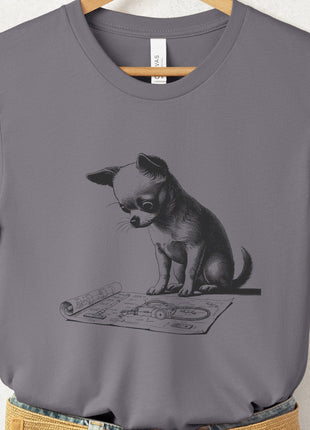 Chihuahua Vacuum Blueprint T-Shirt