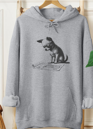 Chihuahua Vacuum Blueprint Hoodie