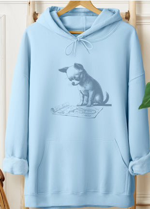 Chihuahua Vacuum Blueprint Hoodie