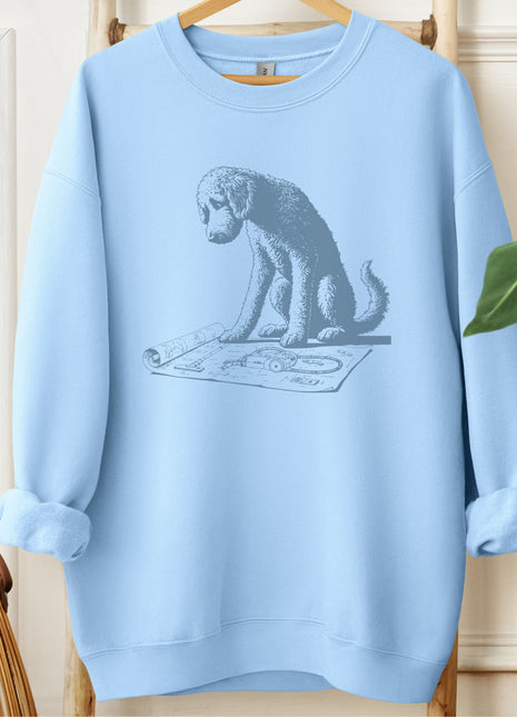 Doodle Vacuum Blueprint Sweatshirt
