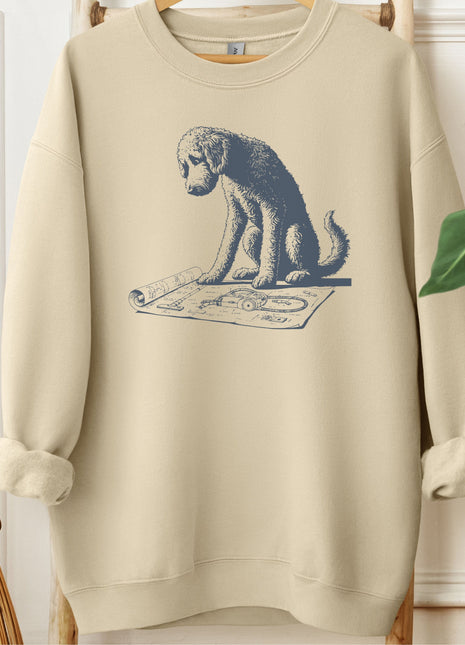 Doodle Vacuum Blueprint Sweatshirt