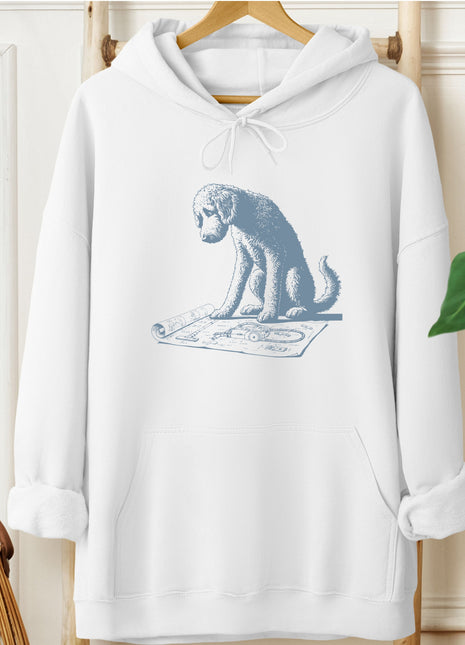 Doodle Vacuum Blueprint Hoodie
