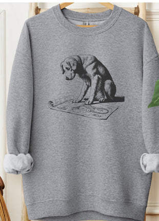 Golden Retriever Vacuum Blueprint Sweatshirt