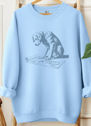 Golden Retriever Vacuum Blueprint Sweatshirt