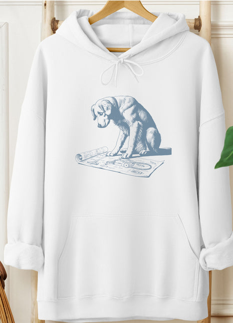 Golden Retriever Vacuum Blueprint Hoodie