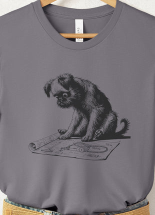 Brussels Griffon Griff Vacuum Blueprint T-Shirt