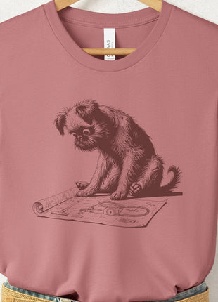 Brussels Griffon Griff Vacuum Blueprint T-Shirt