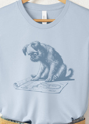 Brussels Griffon Griff Vacuum Blueprint T-Shirt