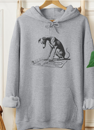 Italian Greyhound Whippet Iggy Vacuum Blueprint Hoodie