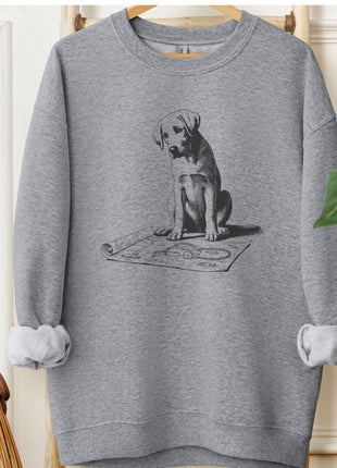 Labrador Retriever Lab Vacuum Blueprint Sweatshirt