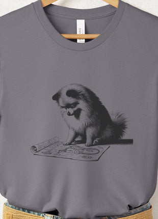Pomeranian Vacuum Blueprint T-Shirt