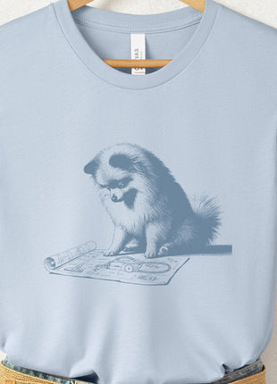 Pomeranian Vacuum Blueprint T-Shirt