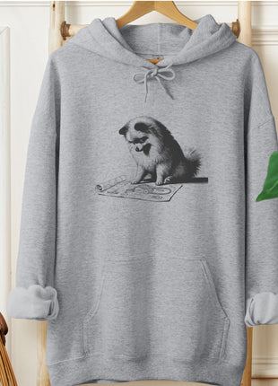 Pomeranian Vacuum Blueprint Hoodie