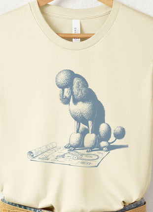 Poodle Vacuum Blueprint T-Shirt