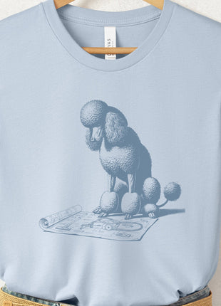 Poodle Vacuum Blueprint T-Shirt