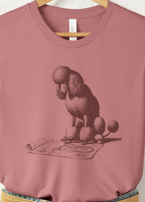 Poodle Vacuum Blueprint T-Shirt