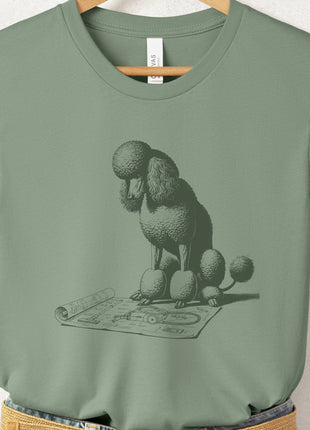Poodle Vacuum Blueprint T-Shirt