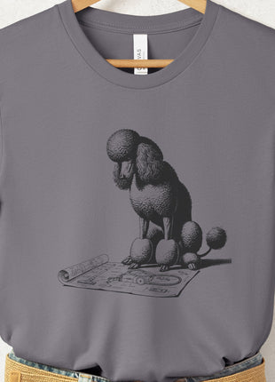Poodle Vacuum Blueprint T-Shirt