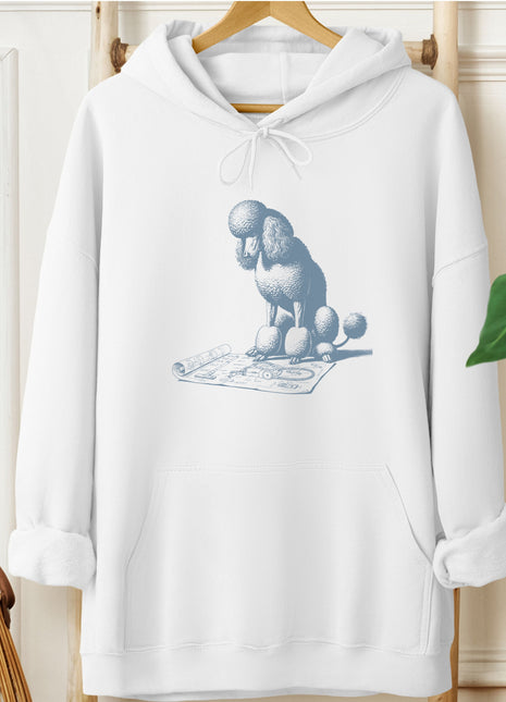 Poodle Vacuum Blueprint Hoodie