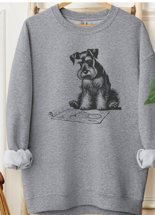 Schnauzer Vacuum Blueprint Sweatshirt
