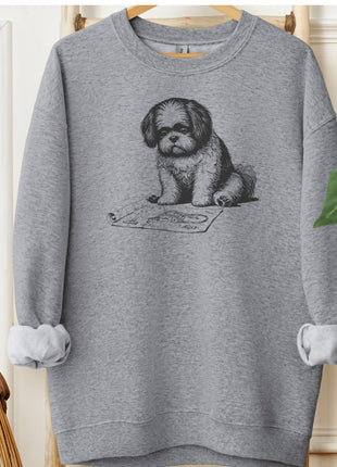 Shih Tzu Vacuum Blueprint Sweatshirt