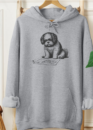 Shih Tzu Vacuum Blueprint Hoodie